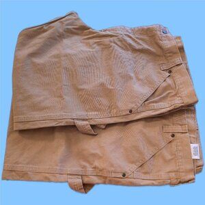 Men's Wrangler Tan Cargo Pants 42x30 TWO PAIR!!!